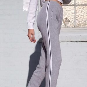 3/$10 brandy Melville side stripe sweatpants